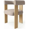 Hector Jídelní křeslo Bali z masivu/béžové