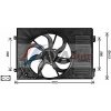 Ventilátor chladenia motora AVA QUALITY COOLING AI7523 AI7523