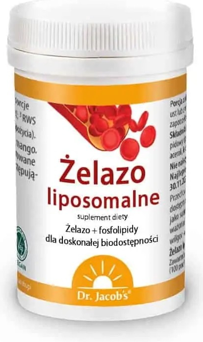 Dr. jacobs lipozomálne železo 64 g od 25,74 € - Heureka.sk