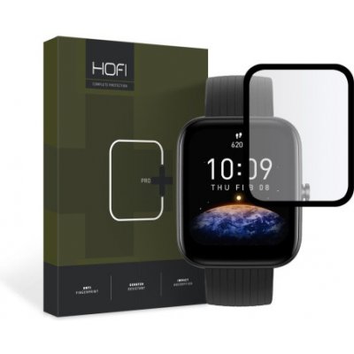 HOFI Hybrid ochranné sklo na Amazfit Bip 3 / 3 Pro, čierne