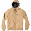 RVCA HOODED BOMBER II DARK SAND pánska jarná bunda - M