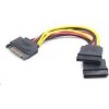 GEMBIRD Kabel SATA napájecí na 2x SATA, rozdvojka, 15cm (CC-SATAM2F-01)