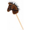 Hobby horse kôň na tyči Faunica tmavo hnedý
