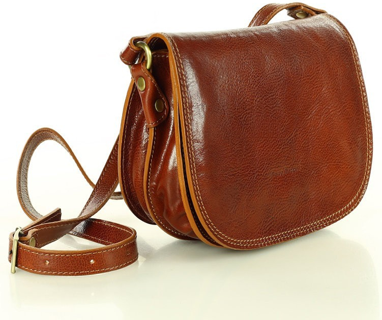 Mazzini Marco dámska crossbody kabelka camel L127a