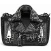 kabelka (taška) DEVIL FASHION - Spungen Punk Leather Black Rivets - AS116