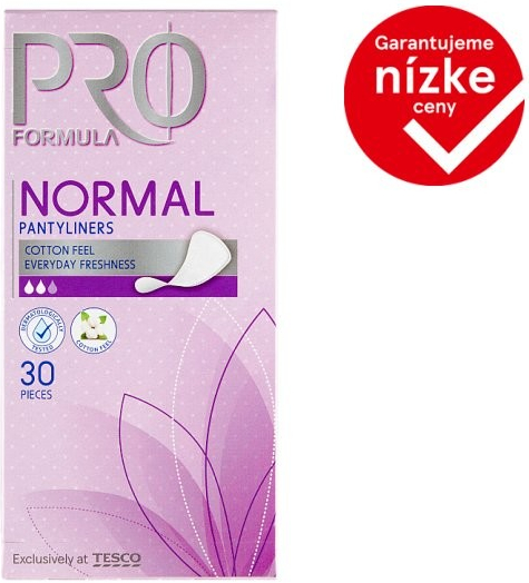 Tesco Pro Formula Normal slipové vložky 30 ks od 0,93 € - Heureka.sk