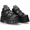 topánky kožené NEW ROCK NOMADA NEGRO Čierna