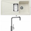 Blanco SONA 6 S biela soft + nerezová miska + Blanco MILI chróm 519413