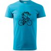 Gravel Bike - kostra - Klasické pánske tričko vyššej gramáže - S ( Svetlý tyrkys )