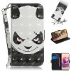 Peňaženkové 3D kožene puzdro na Xiaomi Redmi Note 10/10S - Angry Bear