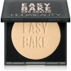 Huda beauty Easy Bake And Snatch Pressed Brightening & Setting Powder púder Banana Bread 8,5 g