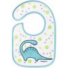 BABYONO Podbradník Froté, malý, vodeodolný dino 3m+