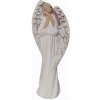 Biela soška anjela Agnes 40 cm