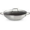 Wok CLASSIC 30 cm, 4,3 l, strieborná, nerezová oceľ, Le Creuset