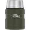 THERMOS Termoska na jedlo s šálkou a skladacou lyžicou 470 ml Vojenská Zelená