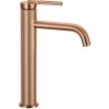Vysoká umývadlová batéria Rea Argon meď
