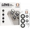 Tvrdené sklo Tel Protect 3D Lens na fotoaparát pre Samsung Galaxy S24 Ultra čierne