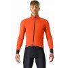 Castelli Alpha Flight Ros, Brilliant orange/ Black reflex Veľkosť: XXL Pánska výkonná, cyklistická bunda do chladných dní
