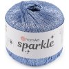 Pletacia priadza Sparkle s lurexom 25 g modrá svetlá 1ks