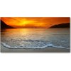 Foto obraz akrylové sklo Západ slnka mora 100x50 cm