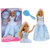 LEAN TOYS Bábika Anlily ľadová princezná – modré šaty
