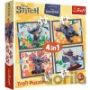 Puzzle Lilo & Stitch Prázdniny na Havaji 4v1 (35,48,54,70 dílků) - Trefl
