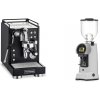 La Pavoni Mini Cellini, black + Eureka Helios 75, grey