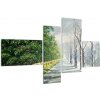 Obraz - leto a zima (Obraz 110x70cm)