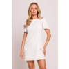 MOE Mini trapézové šaty M855 | krémová M855 - EU L M855