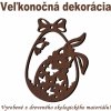 Veľkonočné vajíčko na zavesenie 11 Tmavá
