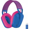 Logitech G435 LIGHTSPEED náhlavná súprava cez ucho Bluetooth, 981-001062, stereo, modrá; 981-001062