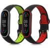 2x Náramok kwmobile Xiaomi Mi Smart Band 6 / Mi Band 6 / Band 5 černá