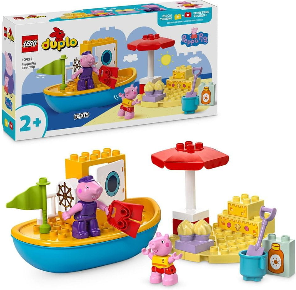 LEGO® DUPLO 10432 Prasiatko Peppa a výlet na loďke