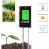 Merač Kyslosti Pôdy 6 v 1 Tester pôdy Ph Meter vlhkosti, teploty a osvetlenia