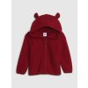GAP Baby sveter s kapucňou CashSoft Červená 0-3M Červená Červená