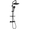 Mexen KT33 sprchový set s termostatickou batériou Kai, čierna, 771503393-70