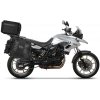 SHAD Kompletná sada sedlových brašní TERRA TR40 adventure a hliníkového kufra SHAD TERRA TR55 PURE BLACK, vrátane montážnej sady BMW F650GS/F700GS/F800GS