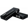 PremiumCord HDMI KVM extender s 2xUSB na 60m s audiem přes jeden kabel Cat5/6 khext60-9