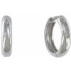 Strieborné náušnice krúžky