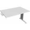 Hobis Pracovný stôl Flex, 120x75,5x80 cm, biely/kov