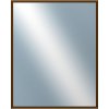 DANTIK - Zrkadlo v rámu, rozmer s rámom 40x50 cm z lišty Hliník hnedá (7269211)