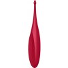 Satisfyer Twirling Fun - akumulátorový, vodotesný stimulátor klitorisu (červený)