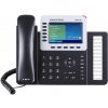 Grandstream Telefon GXP-2160 VoIP telefon - 6x SIP účet, HD audio, 2x LAN 10/100/1000 port, PoE, konference, BT