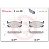 Sada brzdových platničiek kotúčovej brzdy BREMBO P 49 031