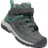 Keen TARGHEE MID WP CHILDREN steel grey/porcelain Veľkosť: 29 detské topánky