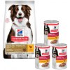 HILL'S Science Plan Canine Adult Healthy Mobility Medium Chicken 14 kg krmivo pre psov stredných plemien, podpora kuracích kĺbov + 3 konzervy ZADARMO