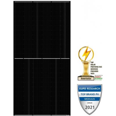 Solarmi solární panel Amerisolar Mono 575 Wp černý 144 článků N-Type TOPCon