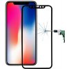 Temperované tvrdené sklo 9H+ 0.26 mm. na iPhone X/ Xs (celá obrazovka) - čierna