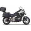 SHAD Kompletná sada čiernych hliníkových kufrov SHAD TERRA BLACK, 48 litrov vrchný kufor, 47/47 litrov bočné kufre, vrátane montážnej sady a platni SHAD HONDA NC 750 X 2021-