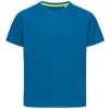 Active 140 Raglan - Crew neck Tričko detské STEDMAN, modrá King, XS